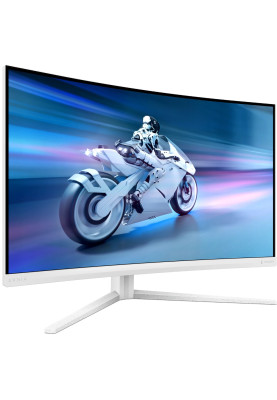 TFT 31.5" Philips 32M2C5501, Fast VA, QHD 2K, 180hz, вигнутий, 2хHDMI, DP, HAS, білий