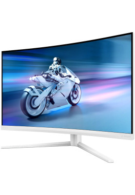 TFT 31.5" Philips 32M2C5501, Fast VA, QHD 2K, 180hz, вигнутий, 2хHDMI, DP, HAS, білий