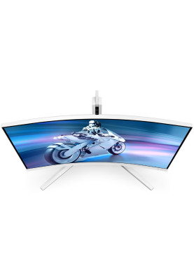 TFT 31.5" Philips 32M2C5501, Fast VA, QHD 2K, 180hz, вигнутий, 2хHDMI, DP, HAS, білий