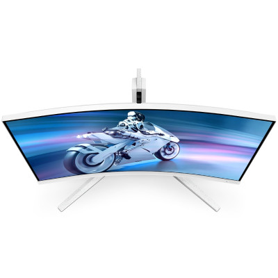 TFT 31.5" Philips 32M2C5501, Fast VA, QHD 2K, 180hz, вигнутий, 2хHDMI, DP, HAS, білий TFT 31.5" Philips 32M2C5501, Fast VA, QHD 2K, 180hz, вигнутий, 2хHDMI, DP, HAS, білий