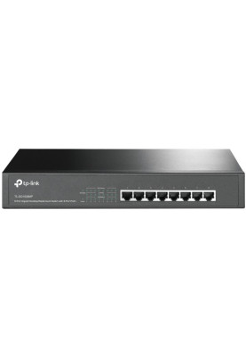 Комутатор TP-Link TL-SG1008MP, 8xGE/PoE 126W некерований 13" 1U