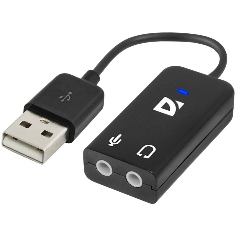 Звукова плата USB Defender Audio USB - 2х3,5 мм jack