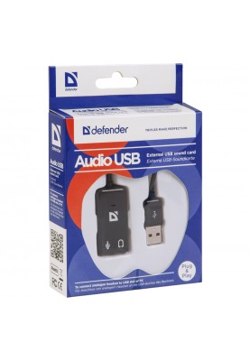 Звукова плата USB Defender Audio USB-2х3,5 мм jack