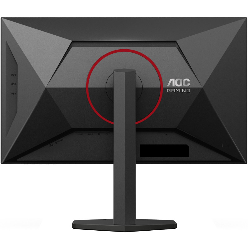 TFT 27" AOC U27G4R, UHD, IPS, 160Гц, 2хHDMI, DP, HAS, Pivot, чорно-червоний