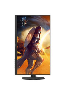 TFT 27" AOC U27G4R, UHD, IPS, 160Гц, 2хHDMI, DP, HAS, Pivot, чорно-червоний