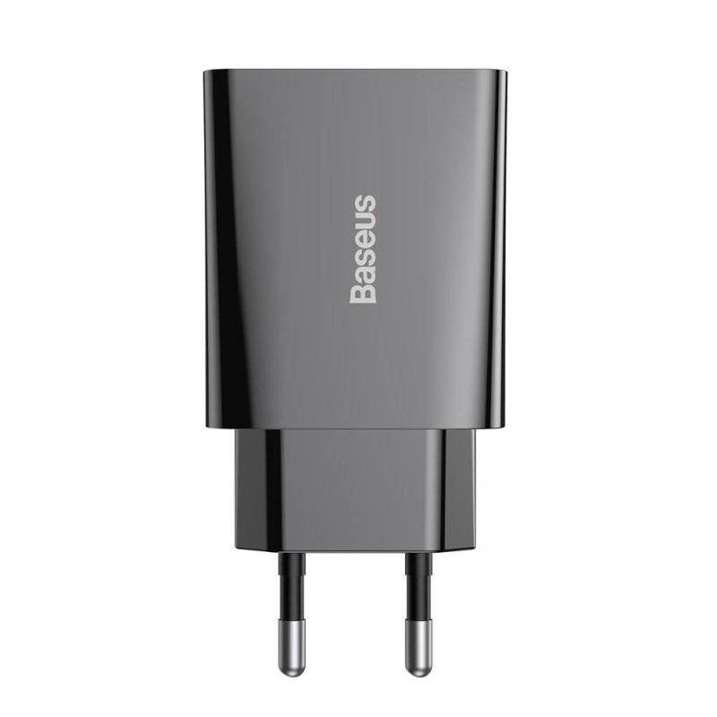 Зарядний пристрій 1xUSB 20W (USB-C) Чорний  Baseus