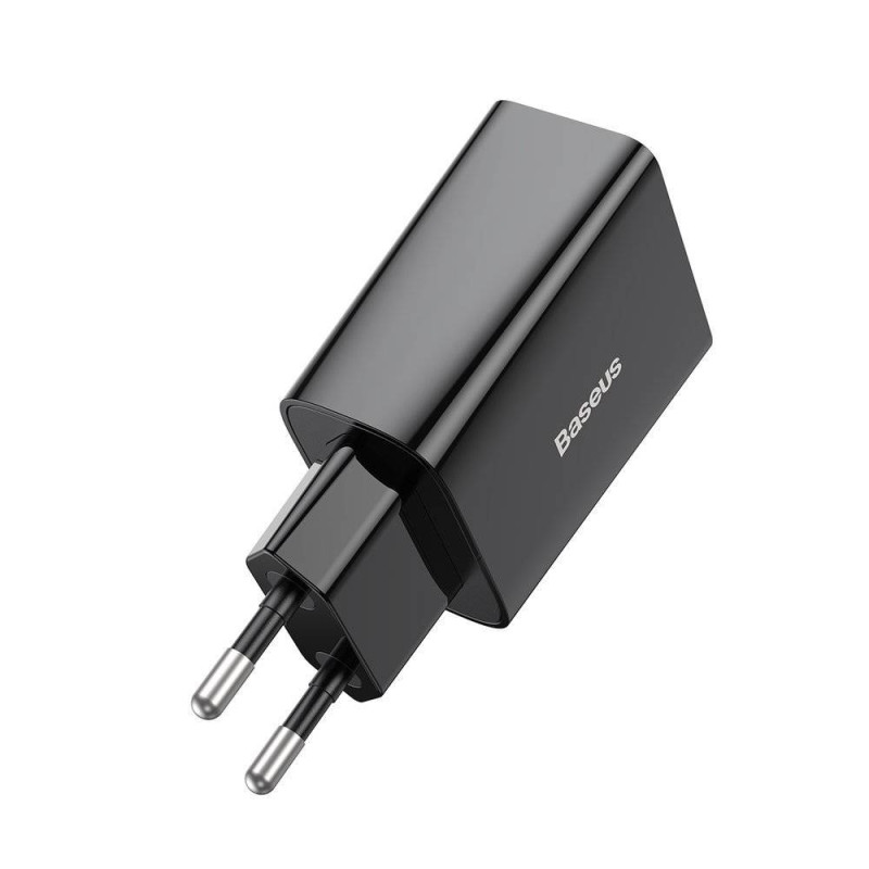 Зарядний пристрій 1xUSB 20W (USB-C) Чорний  Baseus