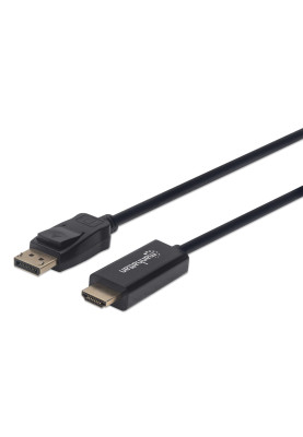 Кабель DisplayPort M-HDMI M 1м, 4K@60Hz UFHD, Manhattan