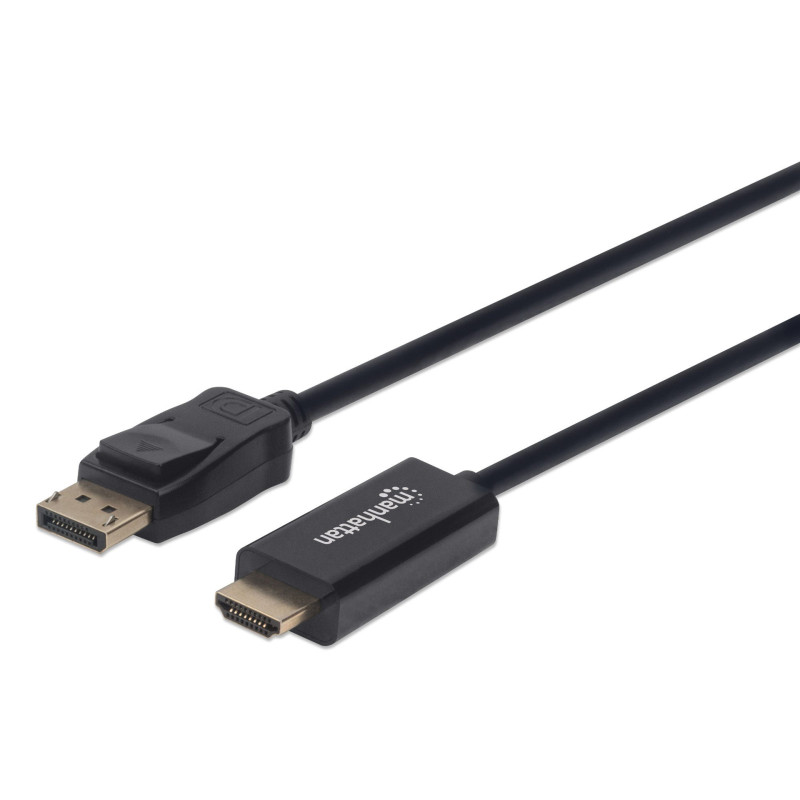 Кабель DisplayPort M - HDMI M 1м, 4K@60Hz UFHD, Manhattan