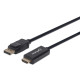 Кабель DisplayPort M-HDMI M 1м, 4K@60Hz UFHD, Manhattan