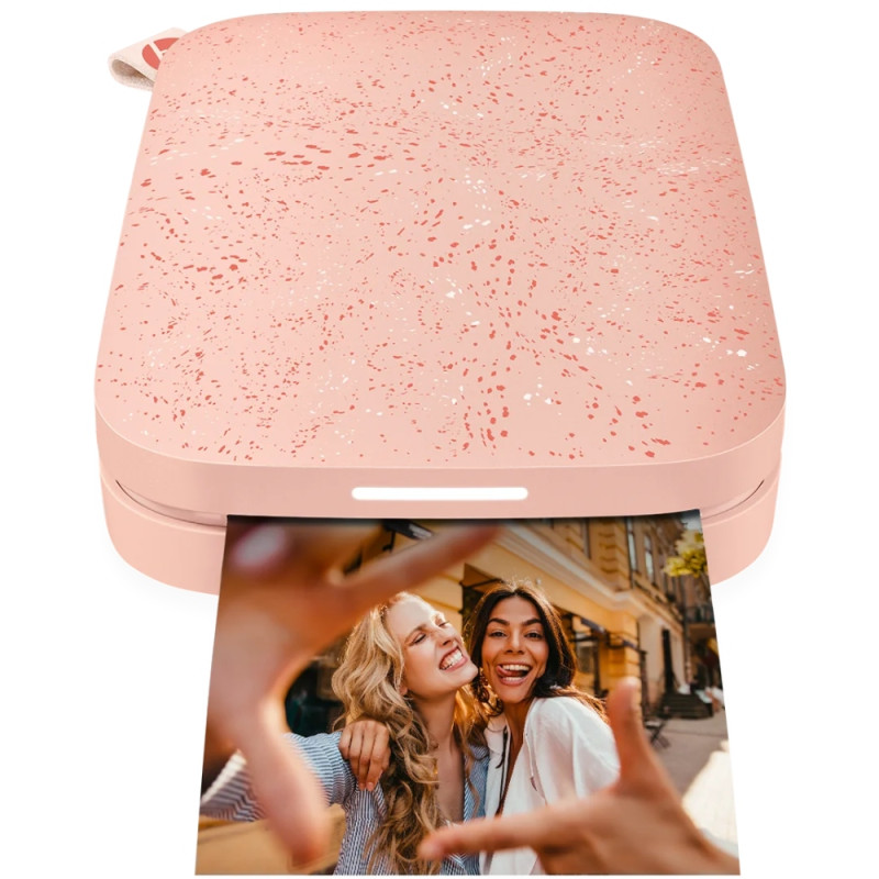 Фотодрукарка портативна HP Sprocket Pink (2"x3",313x400dpi,Zink, 64MB,Bluetooth, колір рожевий)