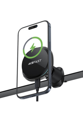 Автомобільне кріплення для смартфона D31 Magnetic wireless charging Acefast