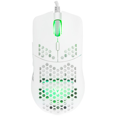 Мишка  Modecom Shinobi 3327 Volcano, ігрова, 5200dpi., 6кн., біла
