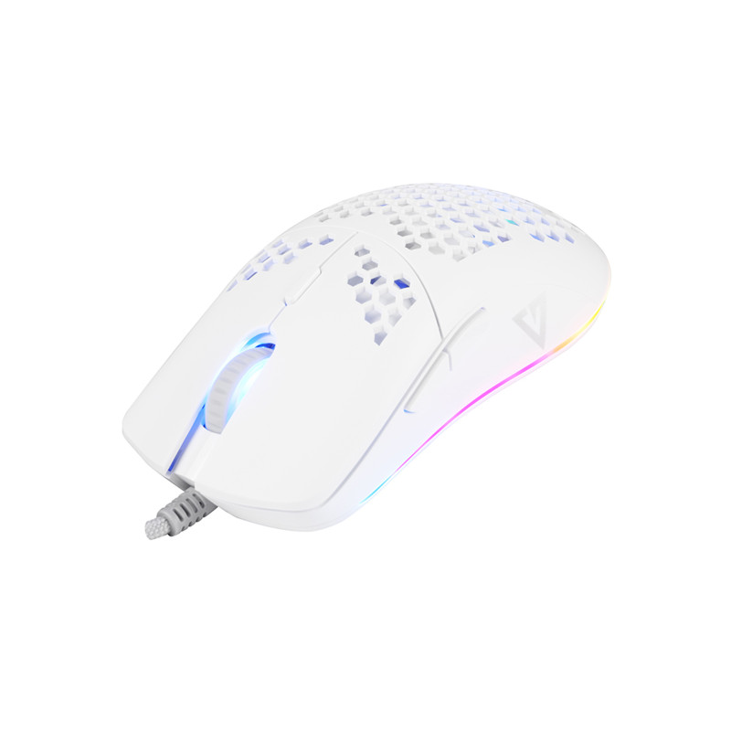 Мишка  Modecom Shinobi 3327 Volcano, ігрова, 5200dpi., 6кн., біла