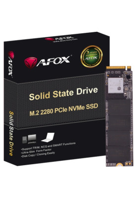 SSD 256Gb AFox ME300 M.2 2280 PCIe NVMe Gen 3x4 3D TLC NAND, Retail