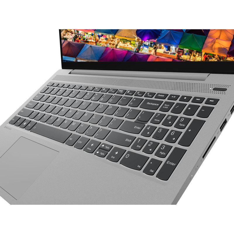 Ноутбук Lenovo Ideapad 5 15.6"FHD IPS/i5-1155G7/8/512SSD/Int/DOS/Grey (англ.клав)