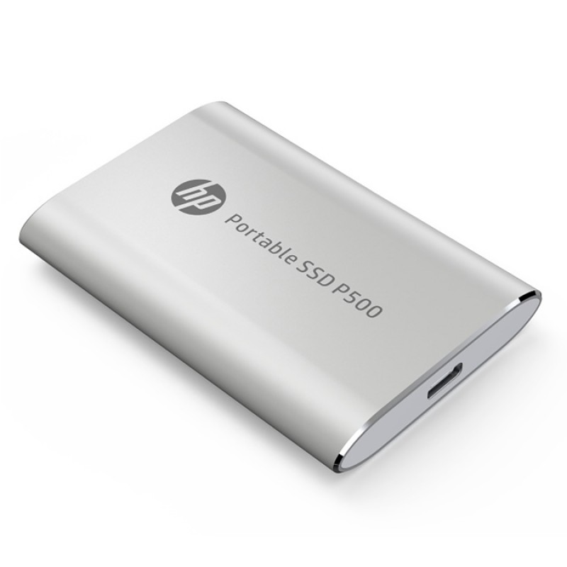 SSD external, USB 3.2 Gen 1 Type-C  1T, HP P500, TLC, Silver, срібний, Retail