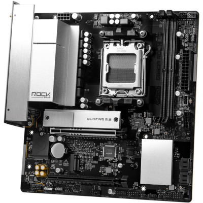 ASRock B850M ROCK WIFI (AM5/B850, 2*DDR5, PCIex16, HDMI/DP, 4xSATAIII,2xM.2, 2.5GLan, mATX)