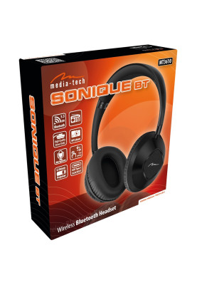 Гарнітура Media-Tech SONIQUE DS-2 Bluetooth+3,5мм, Li-Pol, Black