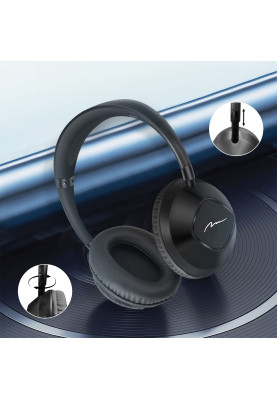 Гарнітура Media-Tech SONIQUE DS-2 Bluetooth+3,5мм, Li-Pol, Black