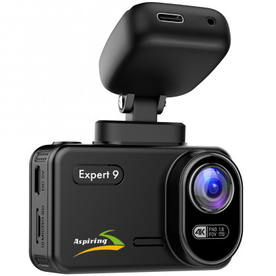 Відеореєстратор Aspiring Expert 9 Speedcam, WI-FI/GPS/2K/2 camers