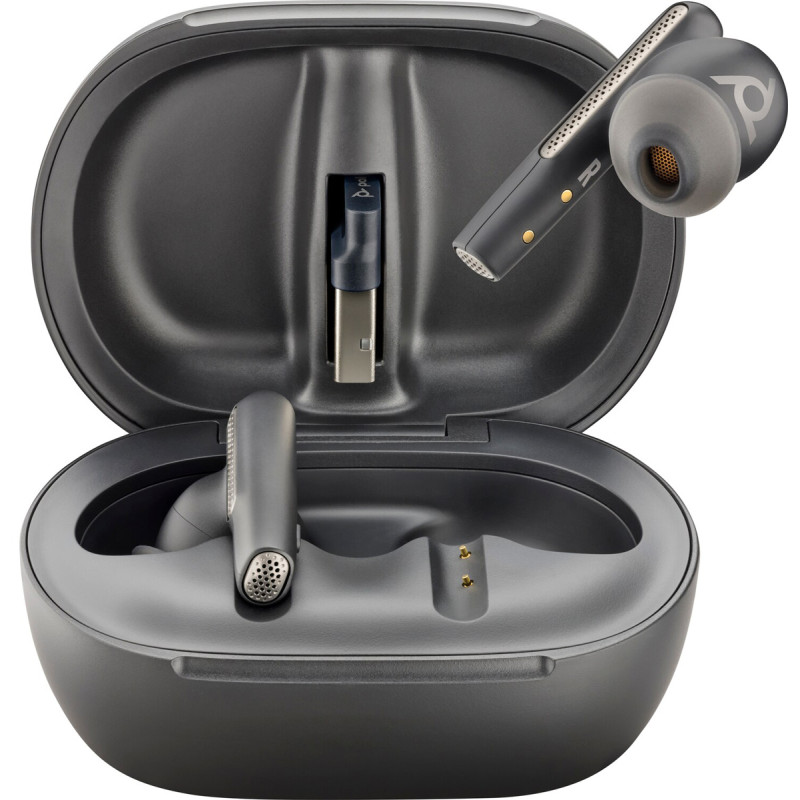 Навушники TWS Poly Voyager Free 60+ Earbuds + BT700A + TSCHC Black