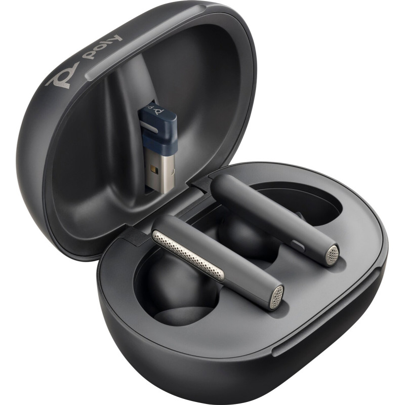 Навушники TWS Poly Voyager Free 60+ Earbuds + BT700A + TSCHC Black