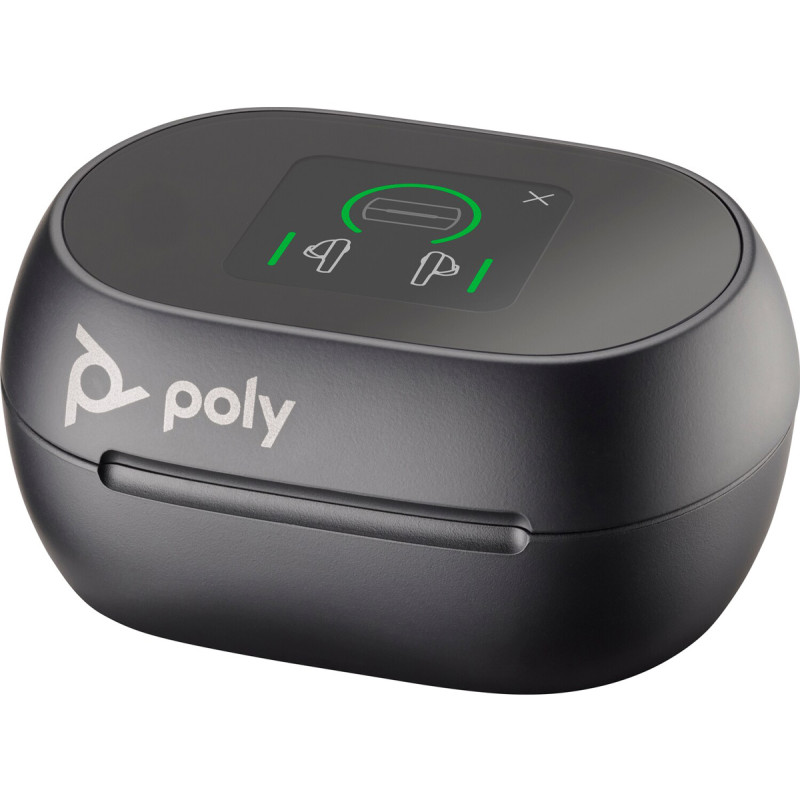 Навушники з мікрофоном Poly TWS Voyager Free 60+ Earbuds + BT700A + TSCHC Black