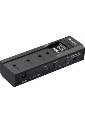 Док-станція USB3.2 Type-C -->SSD M2/NVMe, SATA Cloner & Dock Sandberg