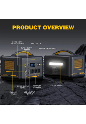 Зарядна станція Vtoman Jump 1000 PB-21 (1408 Вт/г) 1000W LiFePO4