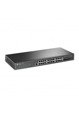 Комутатор TP-Link TL-SG3428 24xGE 4xGE SFP L2 JetStream 19" 1U