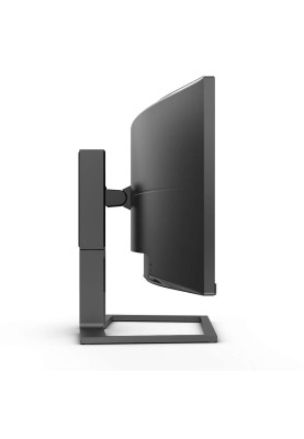 TFT 48.8" Philips 498P9Z, VA, 5120 x 1440, HDMI 2.0 x 3, DP, USB 3.2 x 2, HAS, колонки, чорний