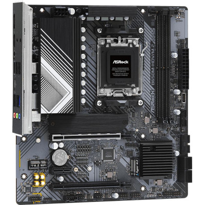 Материнська плата ASRock B650M-HDV/M.2 (AM5/B650, 2*DDR5, PCIex16, DP/HDMI, 4xSATAІІІ, 2xM.2, 2.5GLan, 7.1ch, mATX)