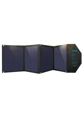 Сонячна панель Choetech 80W DC80W, 5V/2.4A USB + 5V/2.4A QC3.0 + USB-C PD3.0 30W, 158x41см