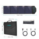 Сонячна панель Choetech 80W DC80W, 5V/2.4A USB + 5V/2.4A QC3.0 + USB-C PD3.0 30W, 158x41см
