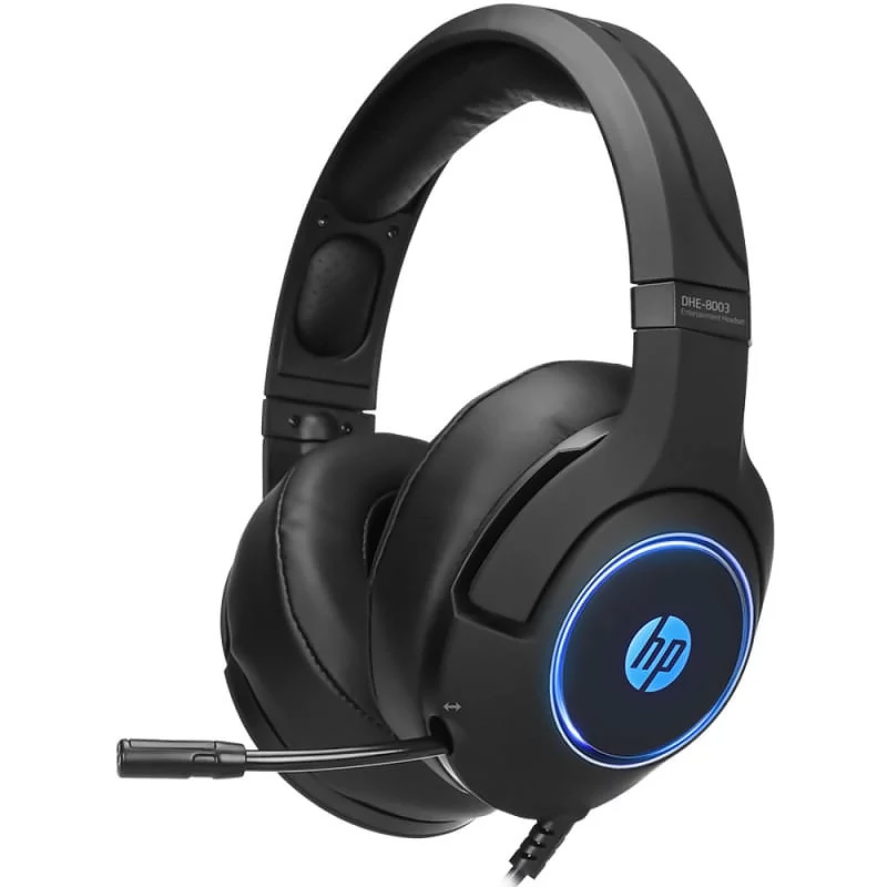 Навушники з мікрофоном HP DHE-8003 Gaming, 7.1 Sound, RGB USB Black