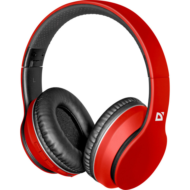 Навушники з мікрофоном Defender FreeMotion B580 Bluetooth, червоні