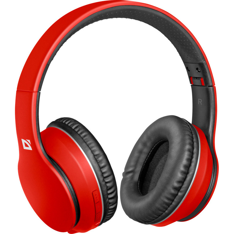 Навушники з мікрофоном Defender FreeMotion B580 Bluetooth, червоні