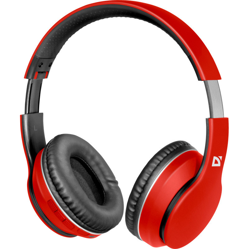Навушники з мікрофоном Defender FreeMotion B580 Bluetooth, червоні