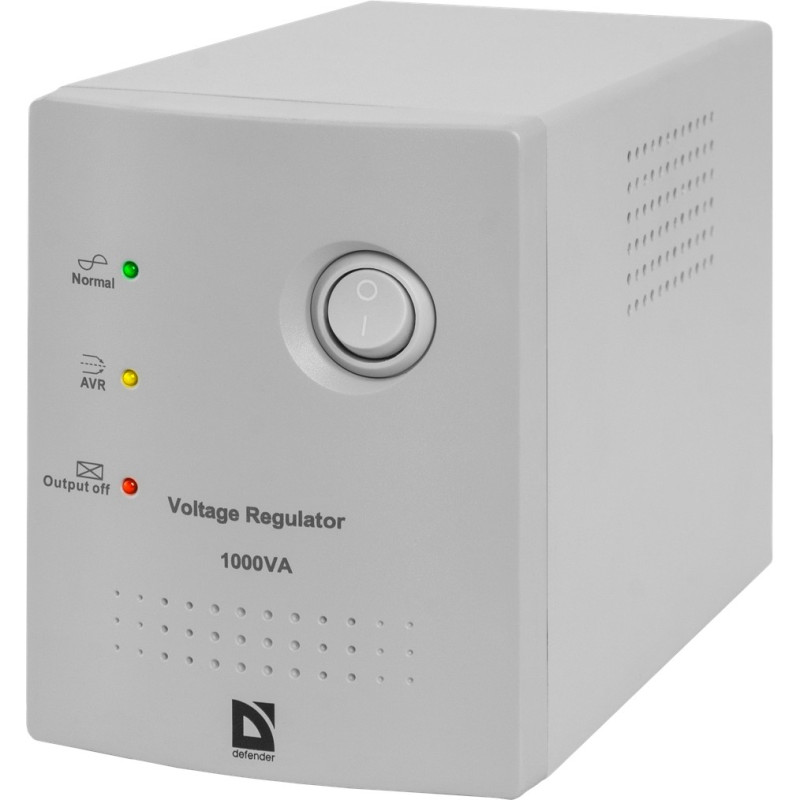 Стабілізатор напруги Defender AVR Real 1000VA 500Вт, 4 розеток,Uвх=150-280В