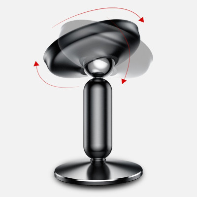 Автомобільне кріплення для смартфона Magnetic Bullet An on-board (Клейка стрічка) Baseus Чорне