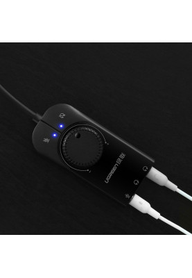 Звукова карта USB AUX jack, TRS(Mic + Ear) SSS1629 Ugreen Чорна CM129