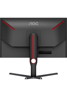 TFT 27" AOC U27G3X/BK, IPS, 160Гц, 1мс, 2хHDMI, 2хDP, HAS, Pivot, чорно-червоний