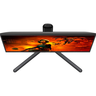 TFT 27" AOC U27G3X/BK, IPS, 160Гц, 1мс, 2хHDMI, 2хDP, HAS, Pivot, чорно-червоний