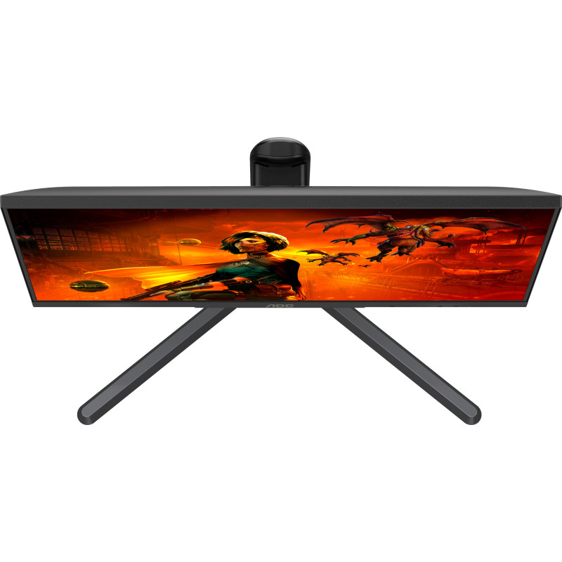 TFT 27" AOC U27G3X/BK, IPS, 160Гц, 1мс, 2хHDMI, 2хDP, HAS, Pivot, чорно-червоний