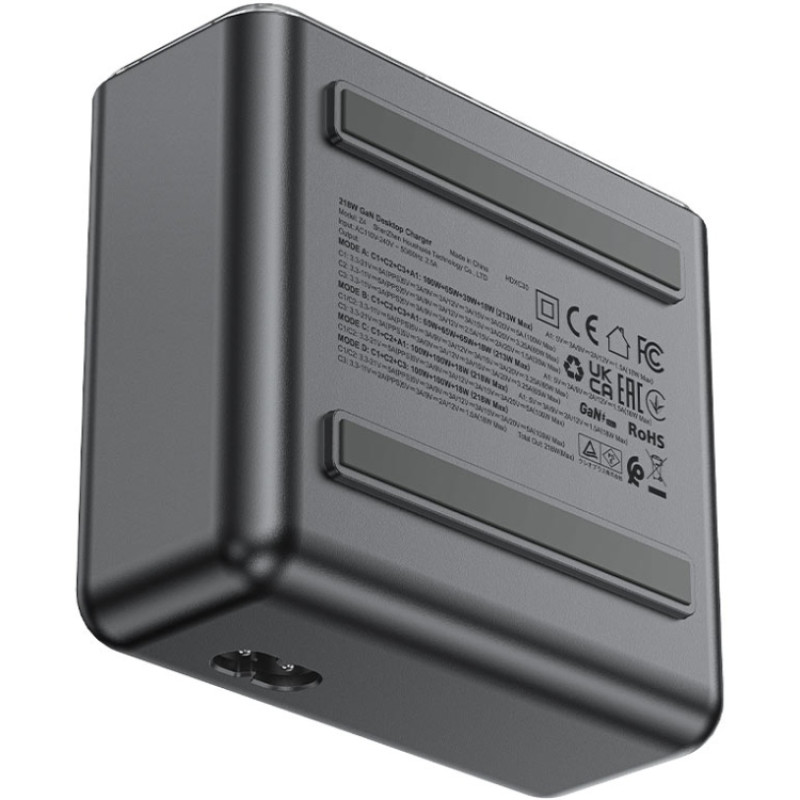 Зарядний пристрій 4xUSB 218W (3xUSB-C+USB-A) Gan Z4 Fast Charger Acefast