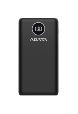 УМБ ADATA 20000 mAh 20W QC 3.0/PD 3.0 USB-C + USB2.0 чорна