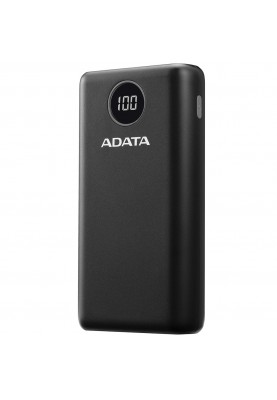 УМБ ADATA 20000 mAh 20W QC 3.0/PD 3.0 USB-C + USB2.0 чорна