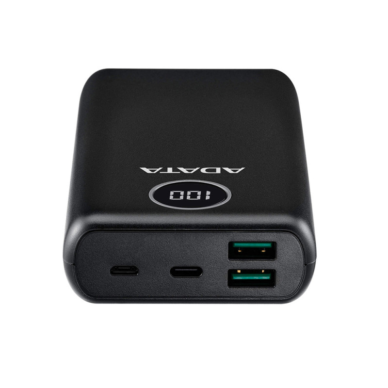 УМБ ADATA 20000 mAh 20W QC 3.0/PD 3.0 USB-C + USB2.0 чорна