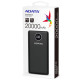 УМБ ADATA 20000 mAh 20W QC 3.0/PD 3.0 USB-C + USB2.0 чорна